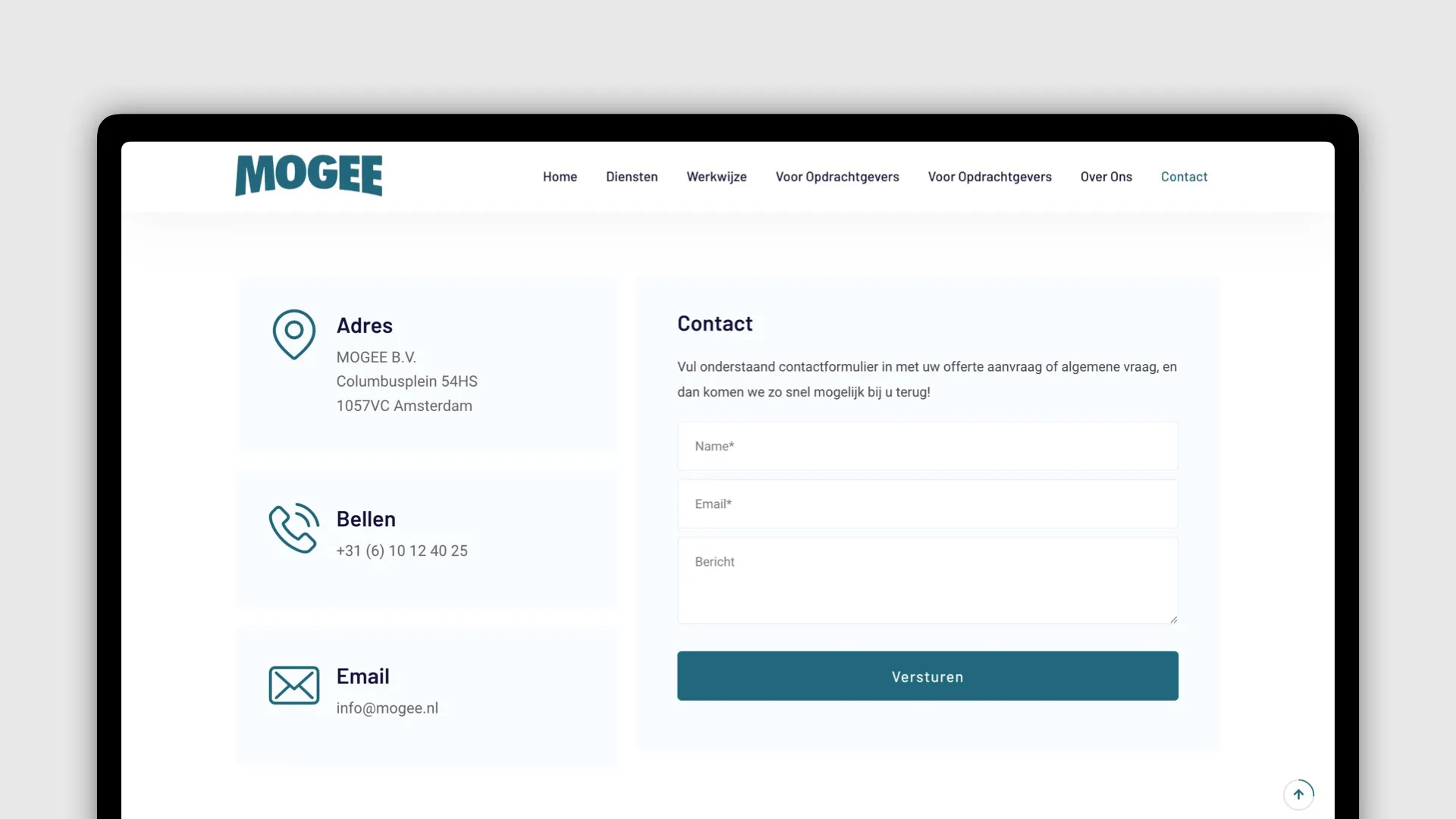 MOGEE: Contact
